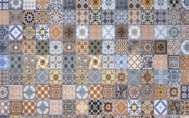 An image of Peranakan tiles