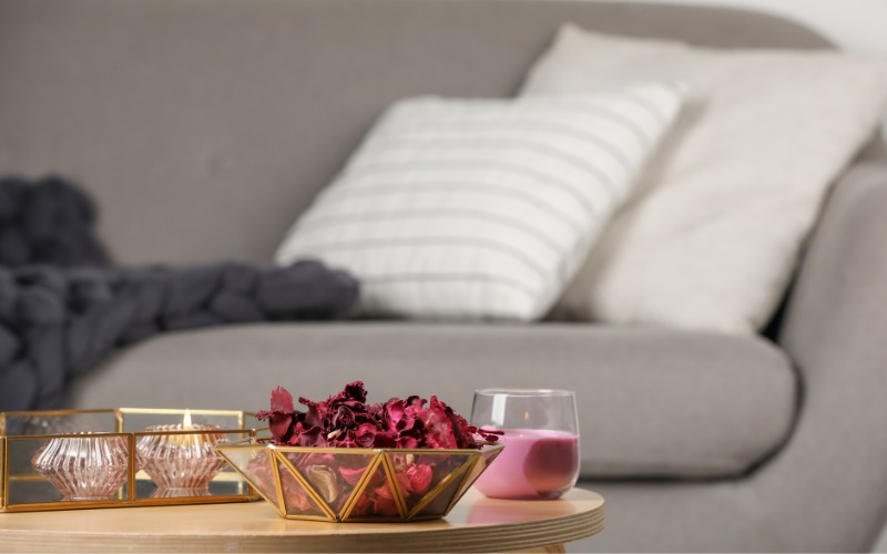 An image of potpourri bowl in a room
