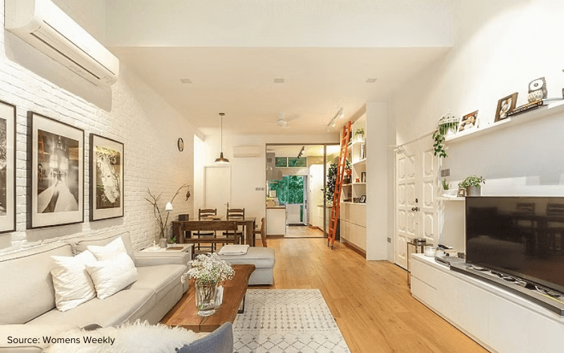 An image of Jamie Yeo’s custom built-in furniture
