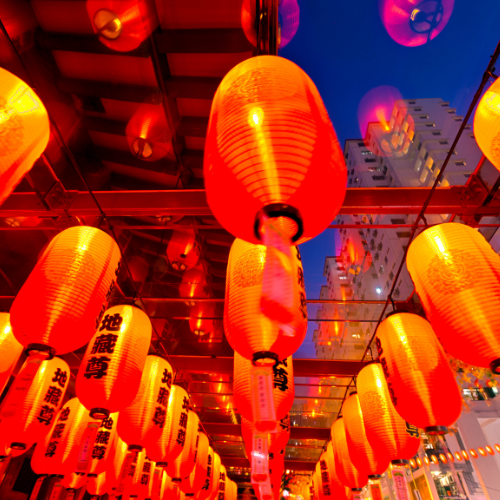 Small image of Singapore lanterns