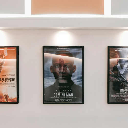 Small image of a wall of movie posters