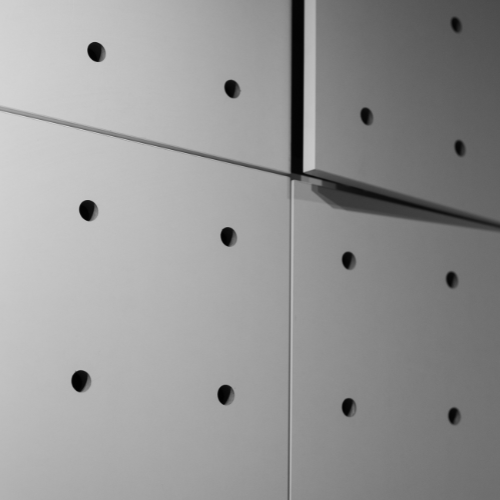 Small image of acoustic panels on walls