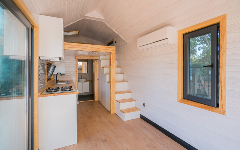A tiny home interior