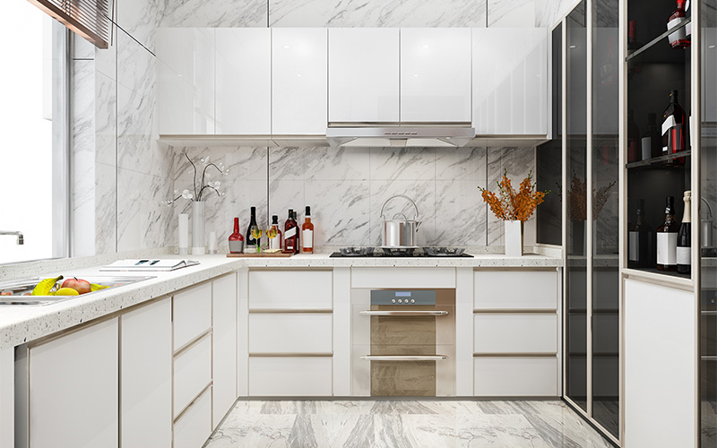 A kitchen cabinet