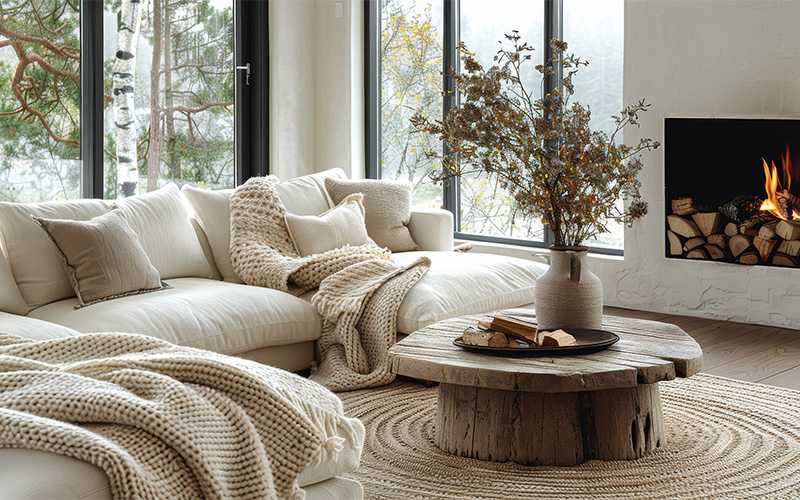 A stock photo related to Scandinavian interior style.