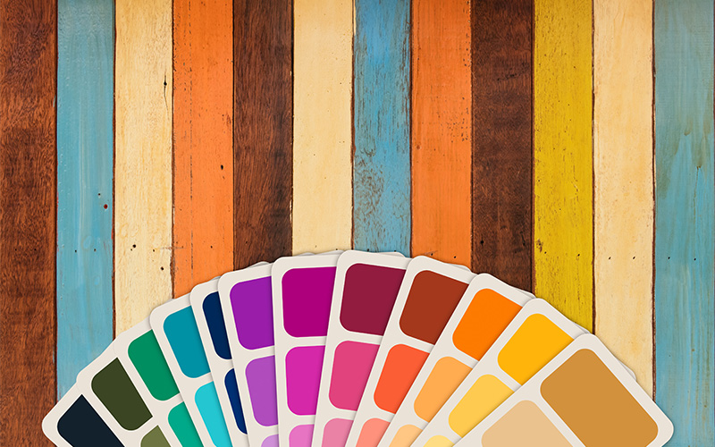 Image of colour swatches