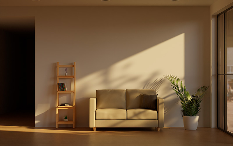 Image of warm tone lighting