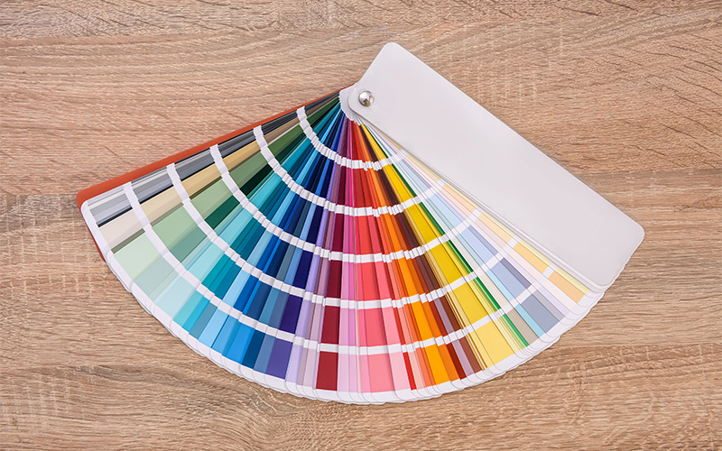 An image of a colour palette