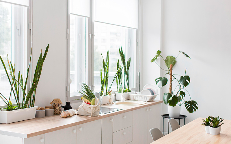 Image of Scandinavian-style kitchen