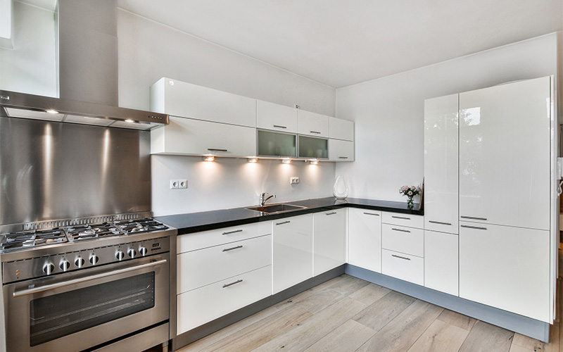 Image of kitchen cabinets