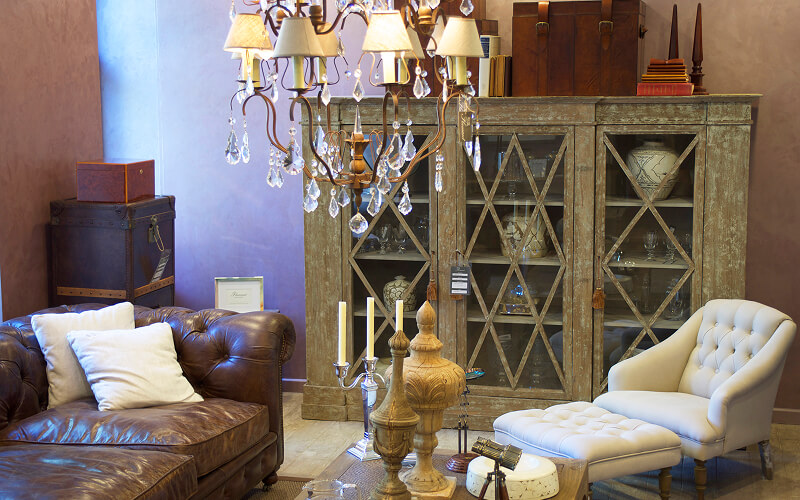 Image of cosy industrial style living room