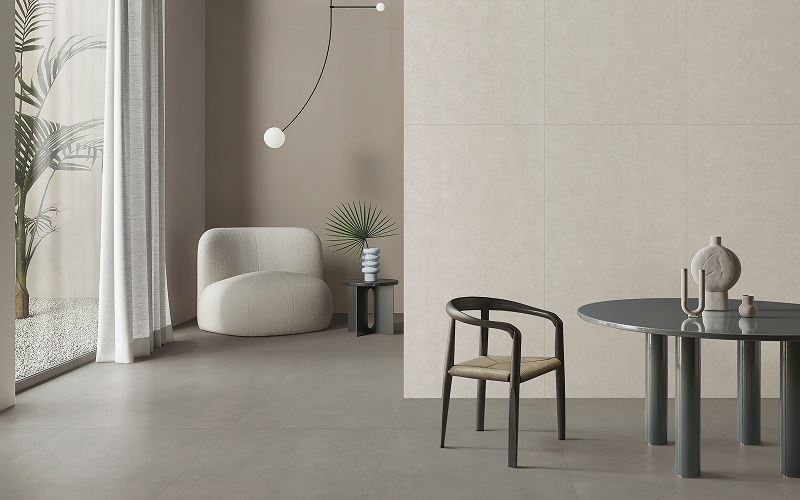 A stock photo of a modern minimalist interior design