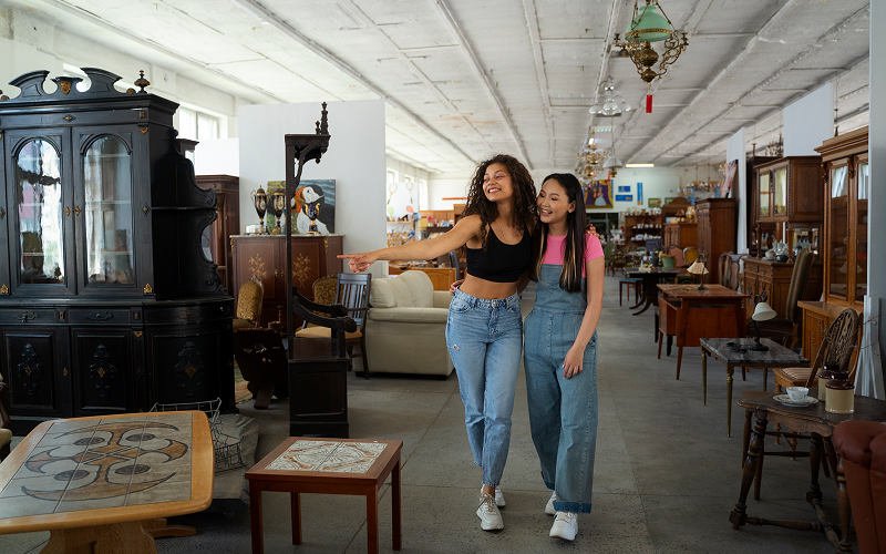 Image of a furniture store display