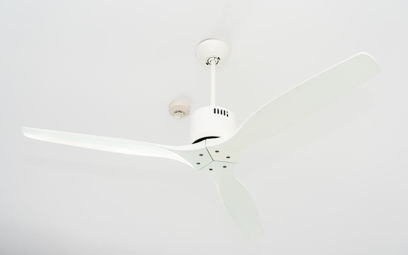 A stock photo of a ventilation scene with ceiling fans.