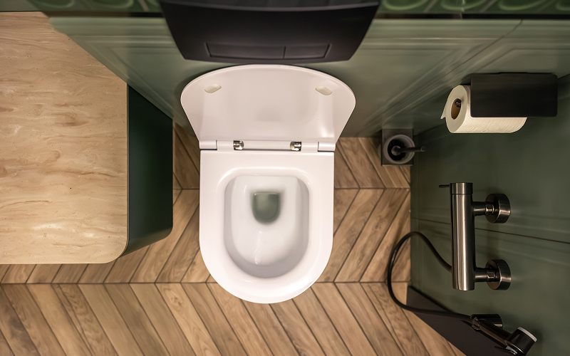 A smart toilet bowl