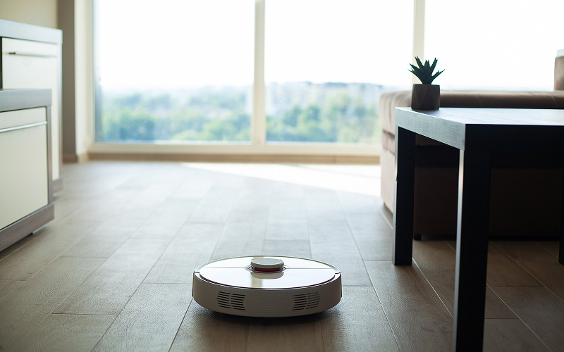 a room with smart appliances