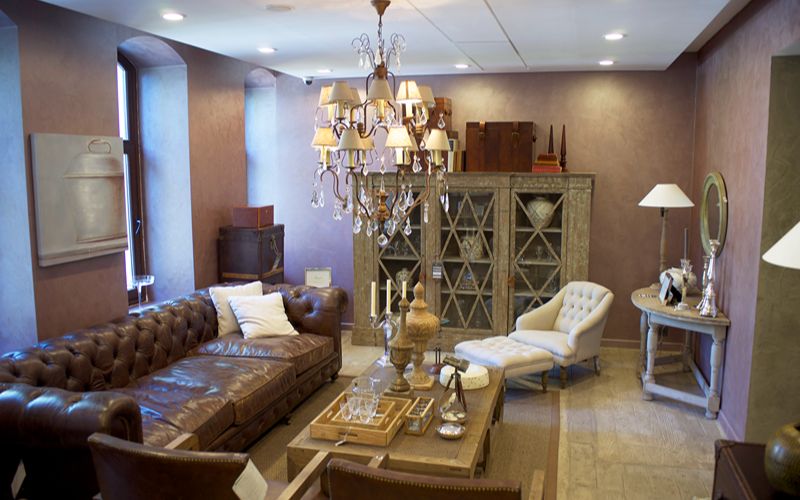 expensive and modern-looking furniture in a room