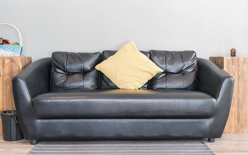 A three-seater sofa