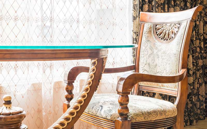 An image of a vintage chair